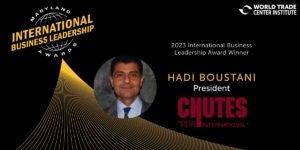 CHUTES President Hadi Boustani wins the 2023 WTCI International Business Leadership Award