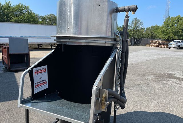 aluminum intake hopper alt view