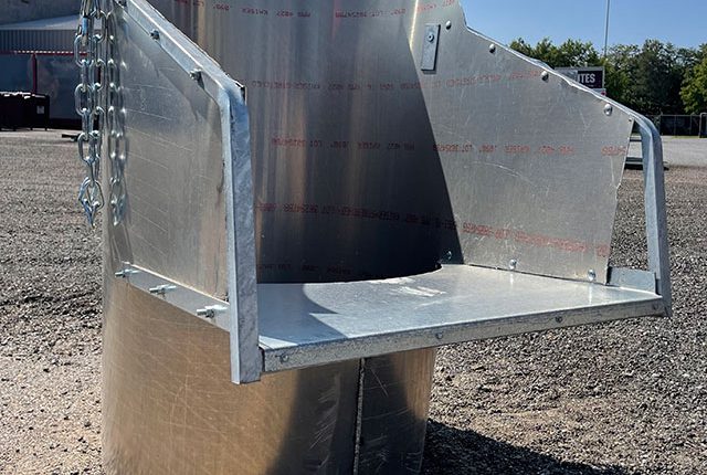 aluminum intake hooper