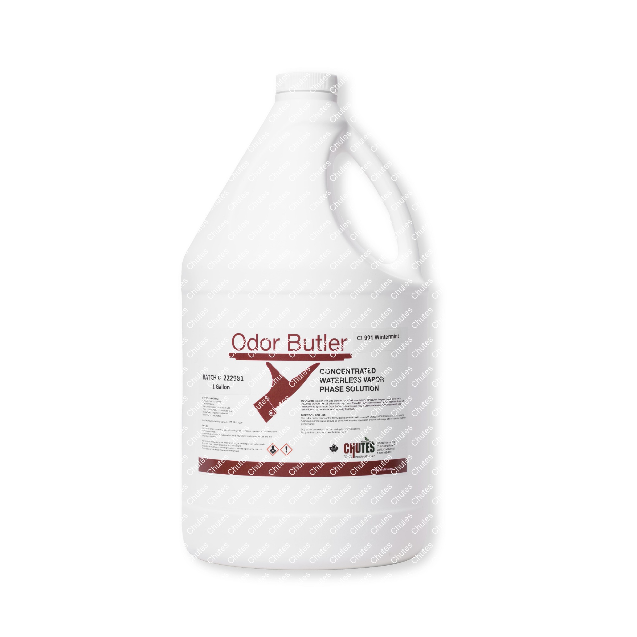 One-Gallon Bottle of Odor Butler Vapor Solution